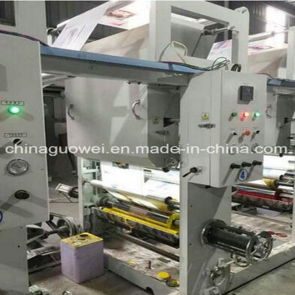 Shaft Type Manual Type Gravure Printing Machine for Film in 70 Mpm